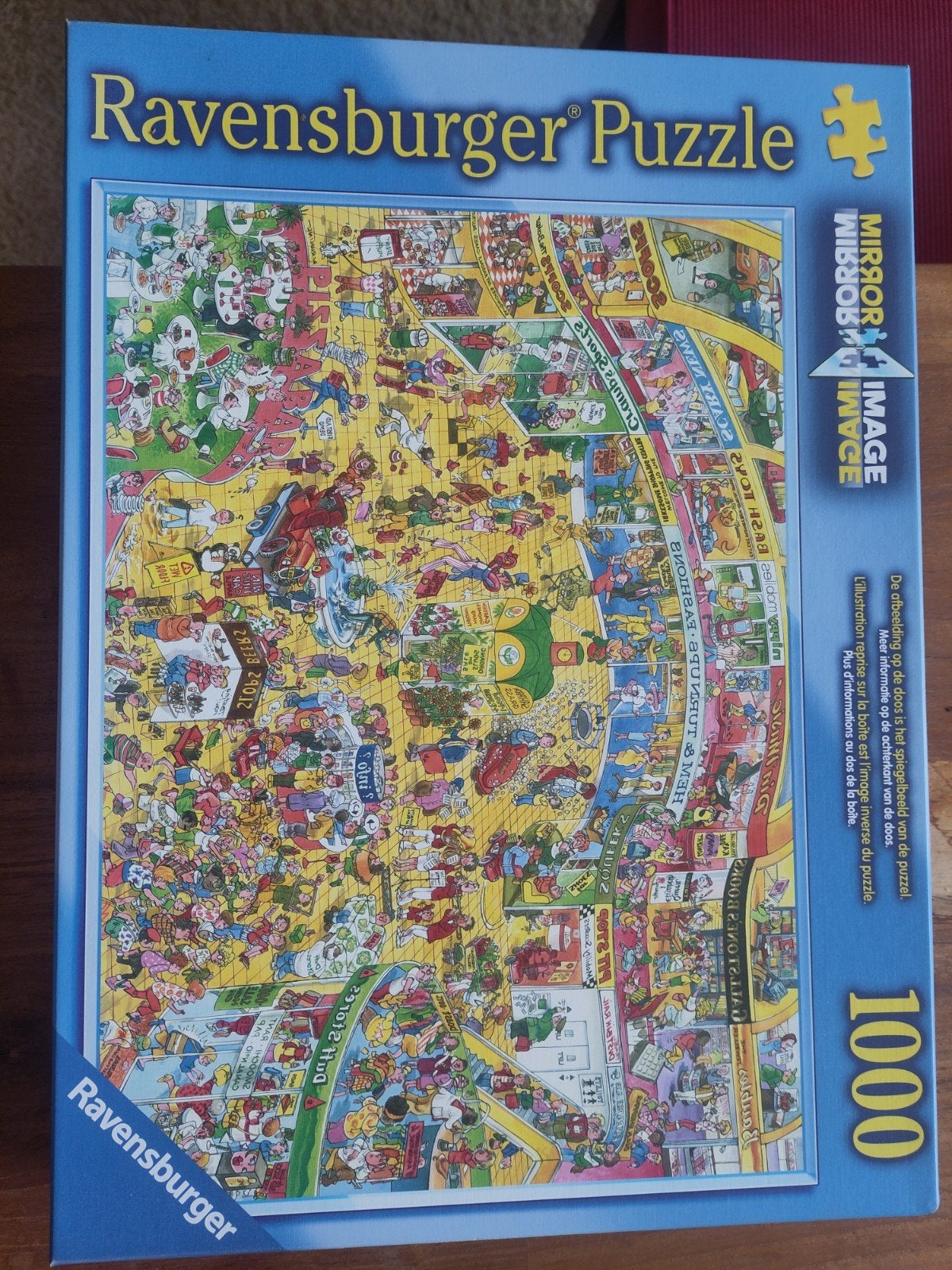 Ravensburger "Mirror image" puzzel 1000 stukjes, Ophalen, 500 t/m 1500 stukjes, Gebruikt, Legpuzzel