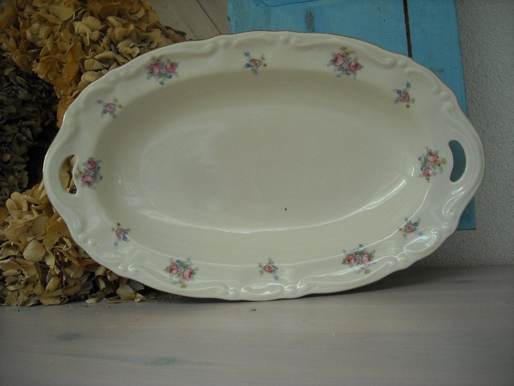 brocante schalen met roosjes, Ophalen of Verzenden
