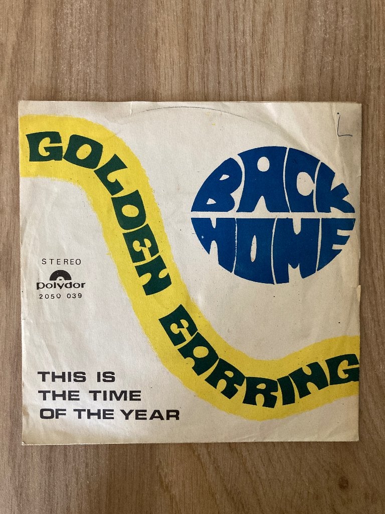 Golden Earring - Back Home - Singel - 1970 - 2050 039 (Belgi, Gebruikt, 7 inch, Ophalen of Verzenden, Poprock