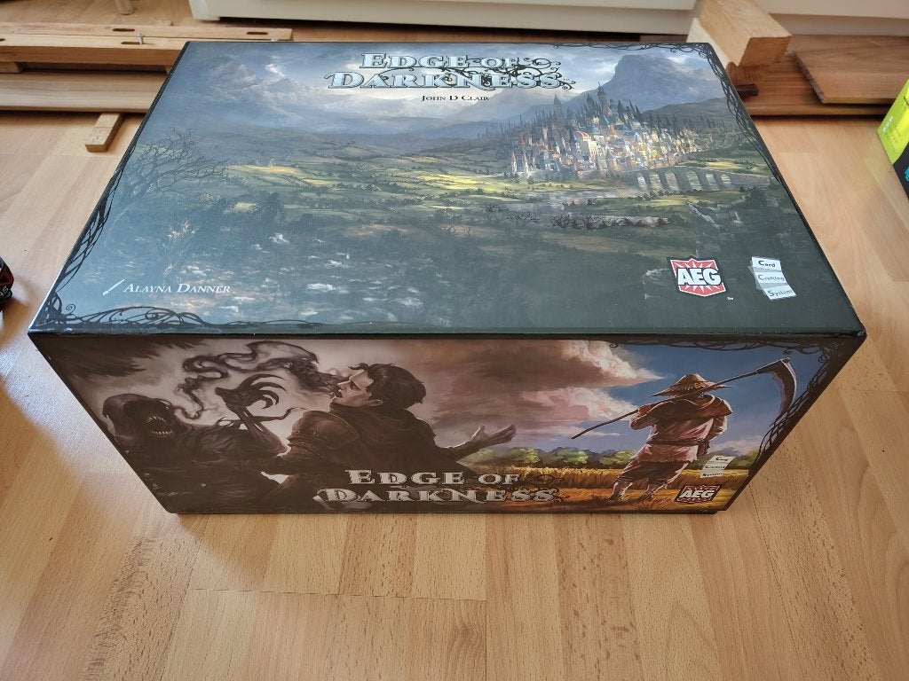 Edge of Darkness kickstarter with all expansions, Een of twee spelers, Ophalen of Verzenden, Gebruikt, AEG