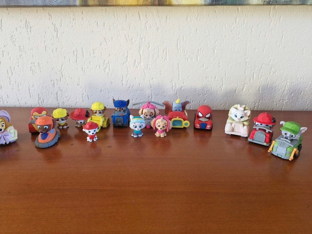paw patrol Pegga Pig Toppeez en schuimpuzzels en knuffels, Ophalen, Zo goed als nieuw