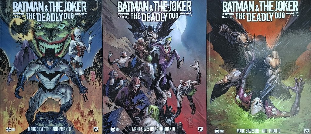 Batman & The Joker: The Deadly Duo Compleet, Boeken, Complete serie of reeks, Nieuw, Ophalen of Verzenden, Silvestri/ Prianto