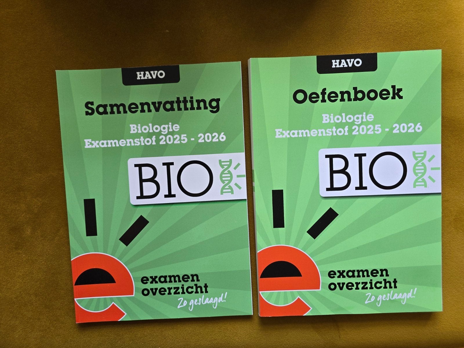 Examen overzicht Biologie HAVO, samenvatting en oefenboek, Ophalen of Verzenden, Zo goed als nieuw, HAVO, Biologie