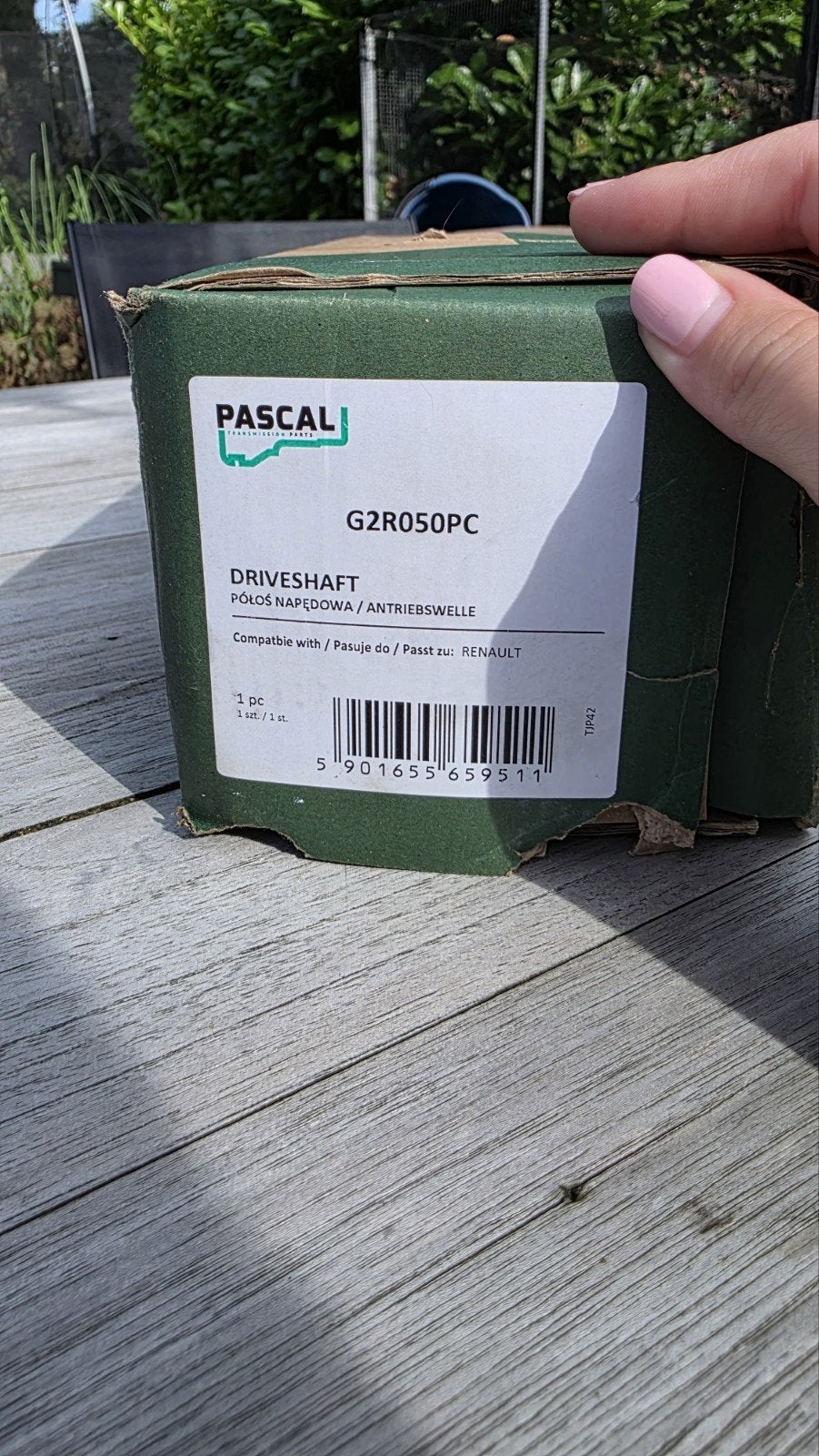 Pascal Renault aandrijfas R G2R050PC, Ophalen of Verzenden, Nieuw