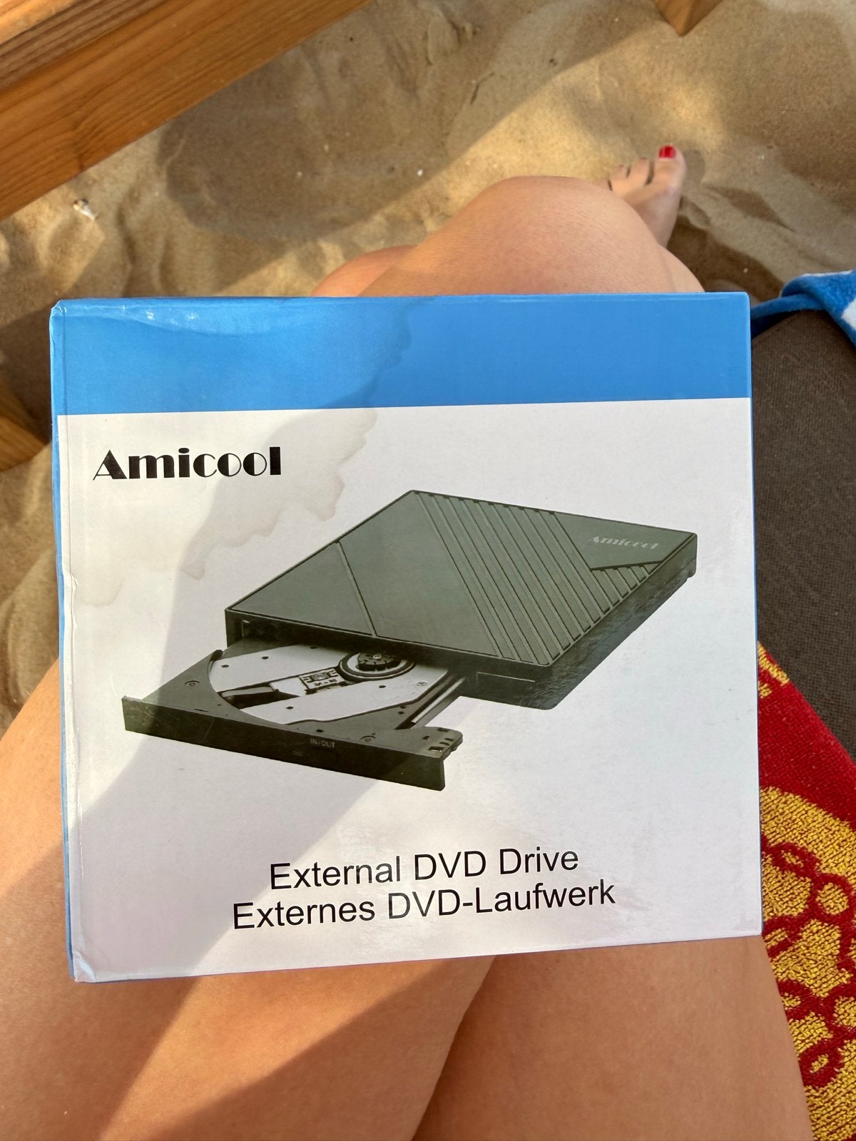 Amicool Externe DVD Drive - Nieuw in doos, Nieuw, Ophalen of Verzenden, Extern, Cd