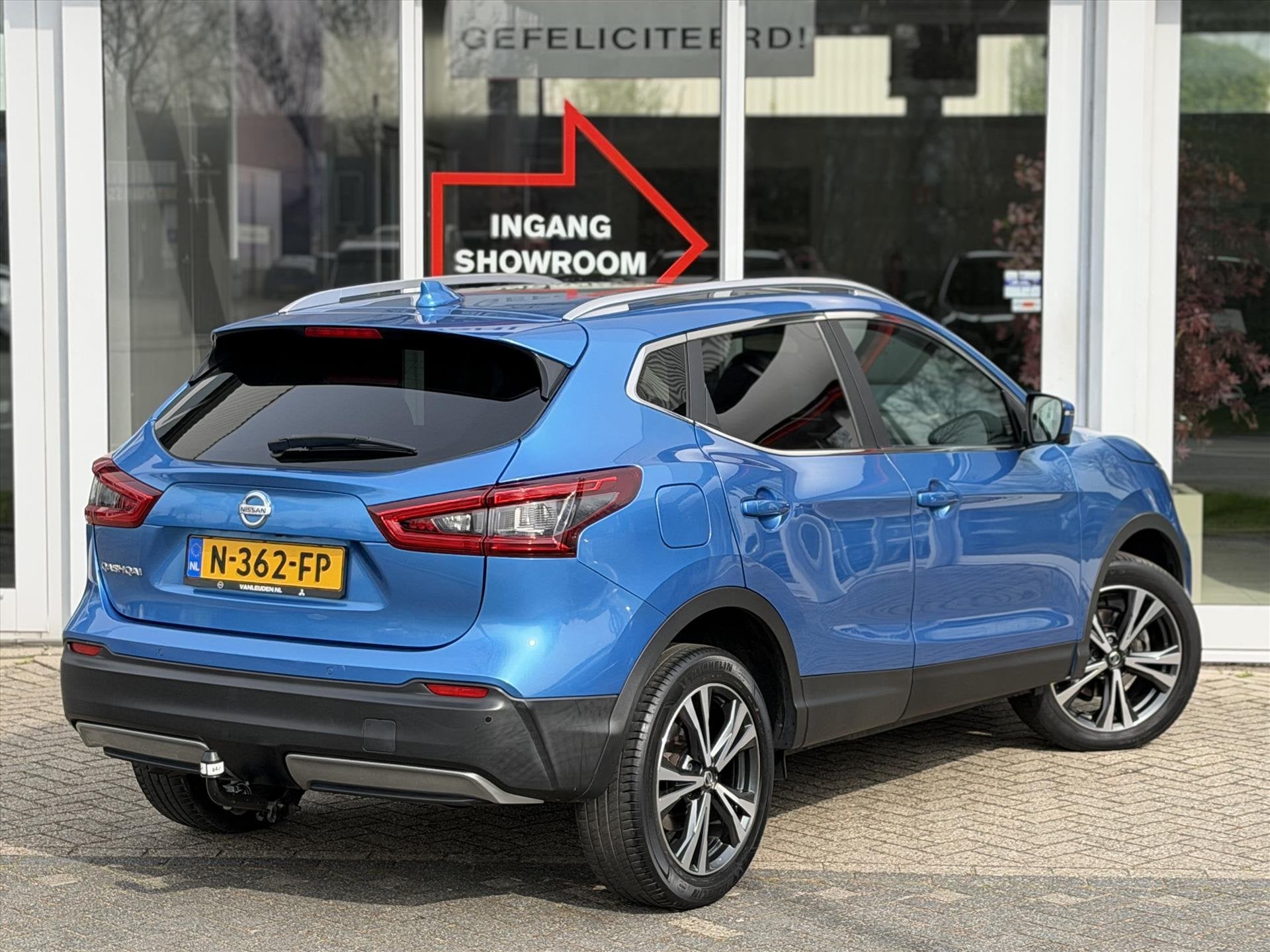 NISSAN Qashqai 1.3 DIG-T 140pk N-Connecta | Panoramadak | Na, Auto's, Keurmerk '100% Onderhouden', Gebruikt, 4 cilinders, Blauw