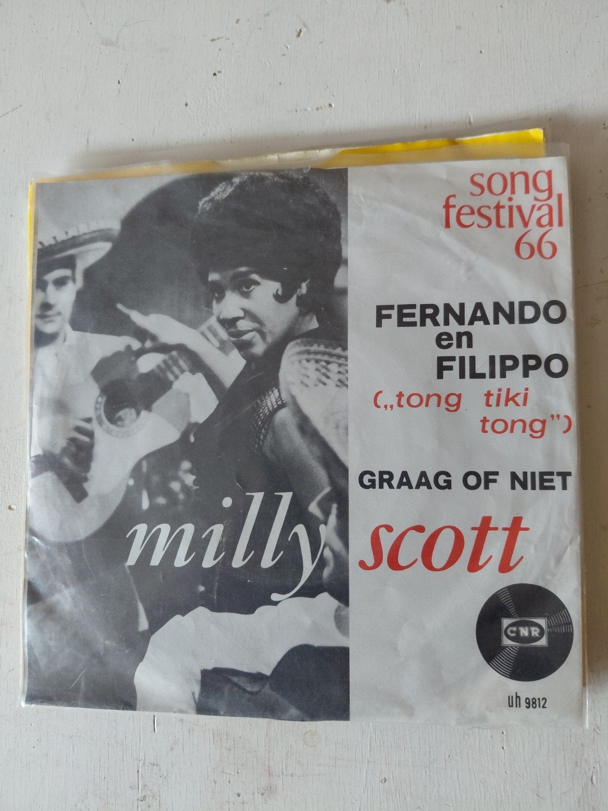 Milly Scott - Fernando en Filippo /t (Songfestiv, Gebruikt, 7 inch, Ophalen of Verzenden, EP