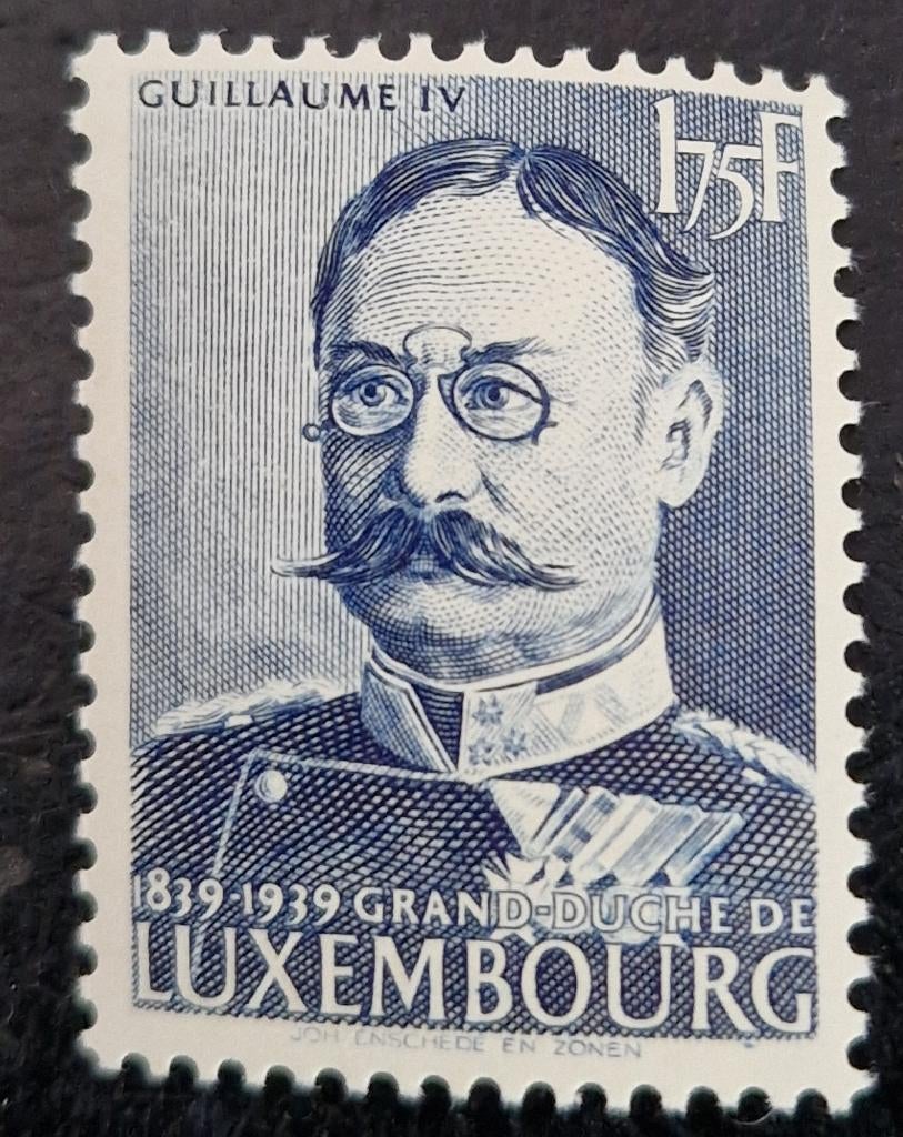 Luxemburg 1939 - Yvert 318 - Onafhankelijkheid  Willem IV, Ophalen of Verzenden, Luxemburg, Postfris