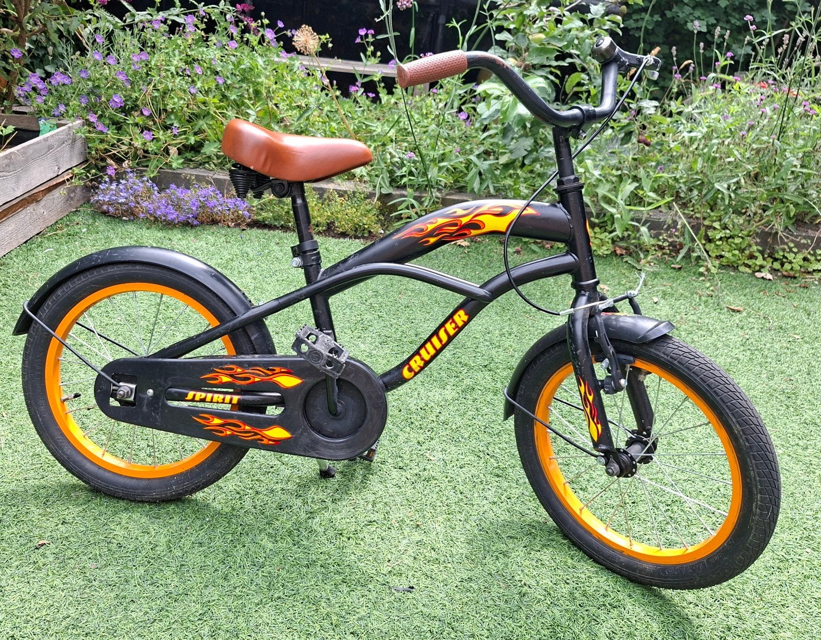 Kinderfiets Cruiser Spirit 16 inch, Ophalen, Zo goed als nieuw, Terugtraprem, Spirit