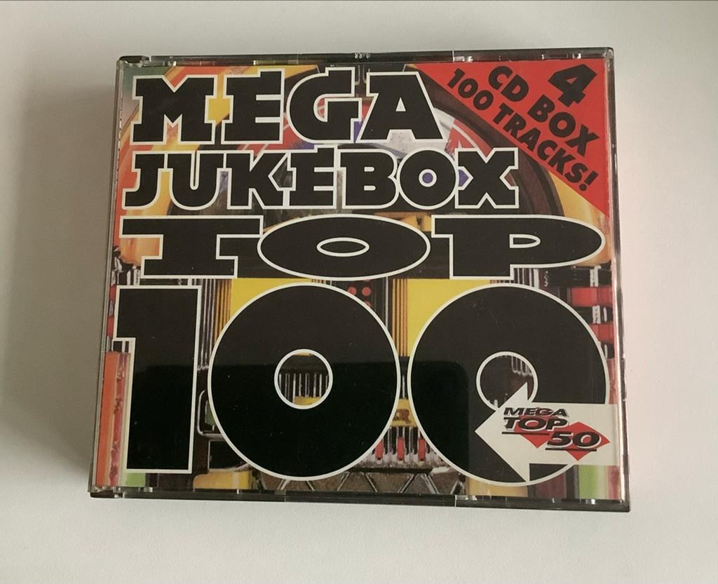 Mega Jukebox Top 100 - 4 CD Boxset - 100 Populaire Nummers, Ophalen of Verzenden, Gebruikt, Pop, Boxset