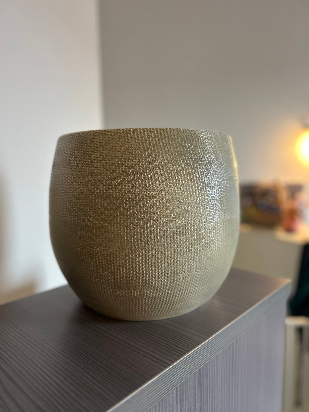 Mica Decorarions pot 27cm, Tuin en Terras, Ophalen, Rond, Zo goed als nieuw, Minder dan 25 cm