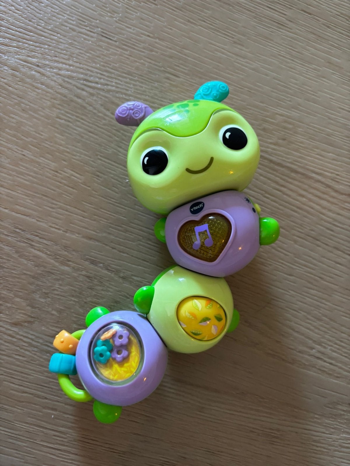 Vtech Zingende en Draaiende Rups - Stimuleert Fijne Motoriek, Ophalen of Verzenden, Zo goed als nieuw, Overige typen, Met geluid