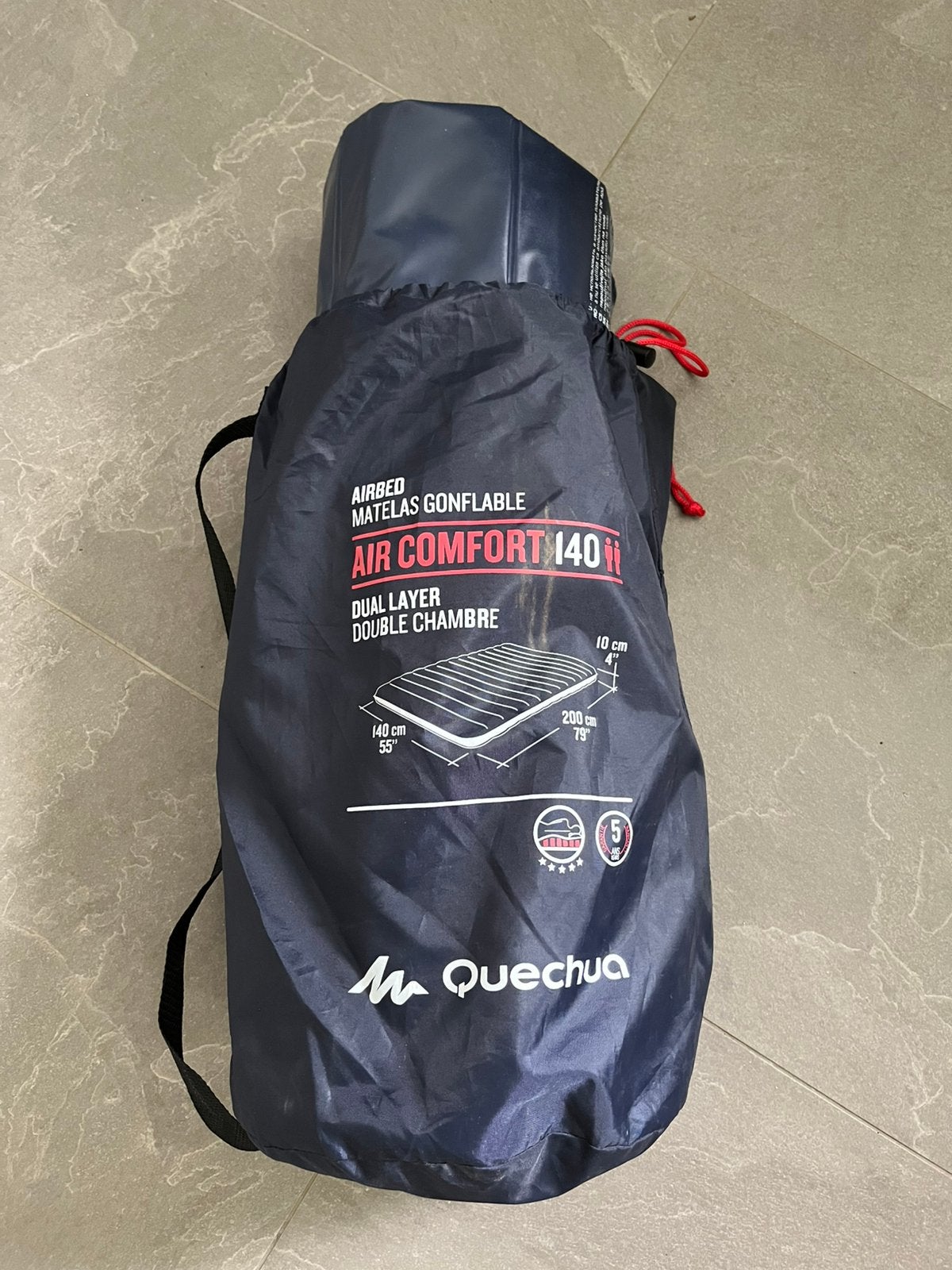 Quechua Air Comfort 140 Luchtbed - Lek, gratis af te halen, Caravans en Kamperen, Luchtbedden, Ophalen, Gebruikt, 2-persoons