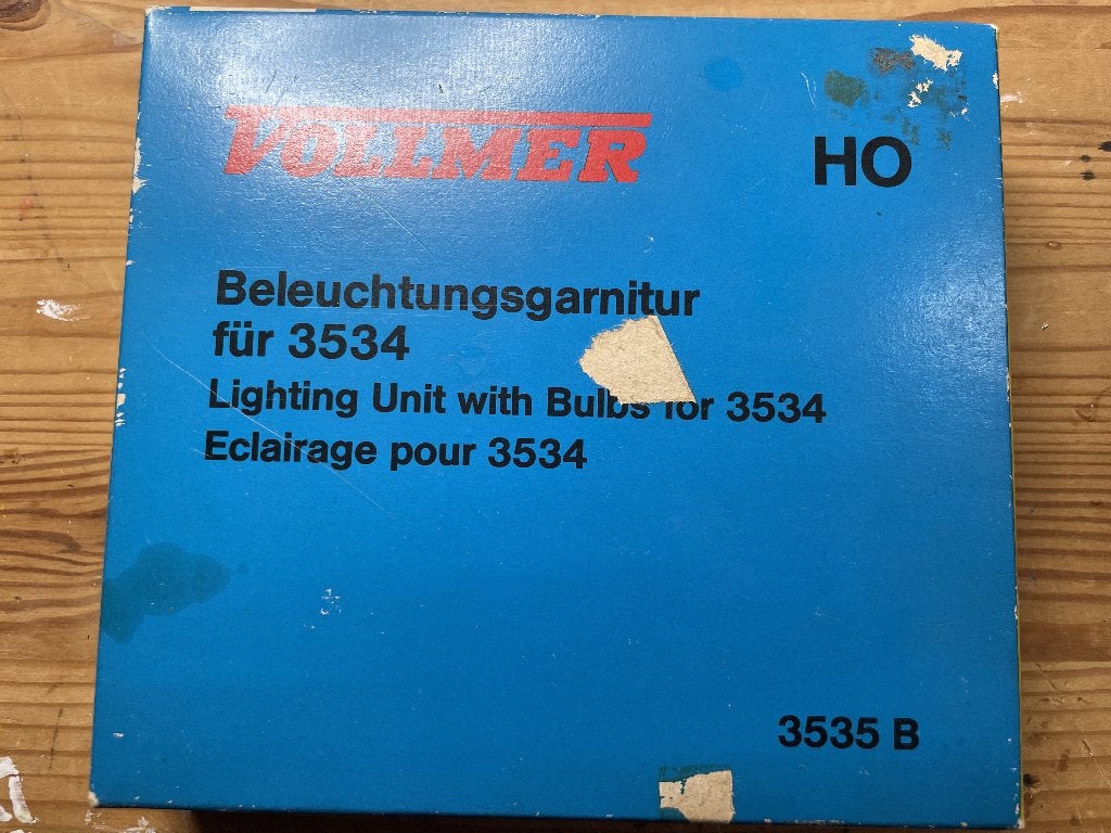 Vollmer perronverlichting 3535 B, Hobby en Vrije tijd, Modeltreinen | H0, Overige merken, Gelijkstroom of Wisselstroom, Brug, Tunnel of Gebouw