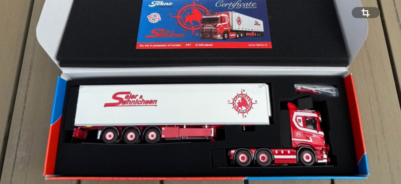 TEKNO scania S van SEJER & SONNICHSEN, Ophalen of Verzenden, Zo goed als nieuw, Bus of Vrachtwagen, Tekno