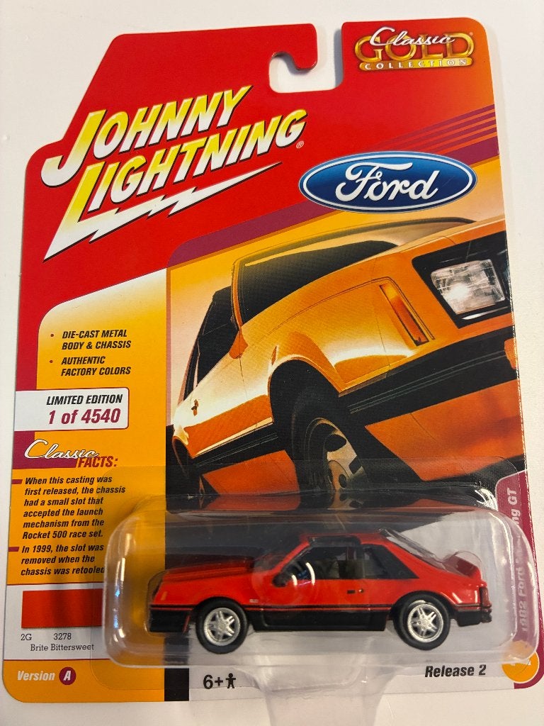 88548: Ford Mustang GT - 1982 - Johnny Lightning 1:64, Auto, Nieuw, Ophalen of Verzenden, Oskar-Jäger-Strasse 173_K4, 50825 Köln, Germany