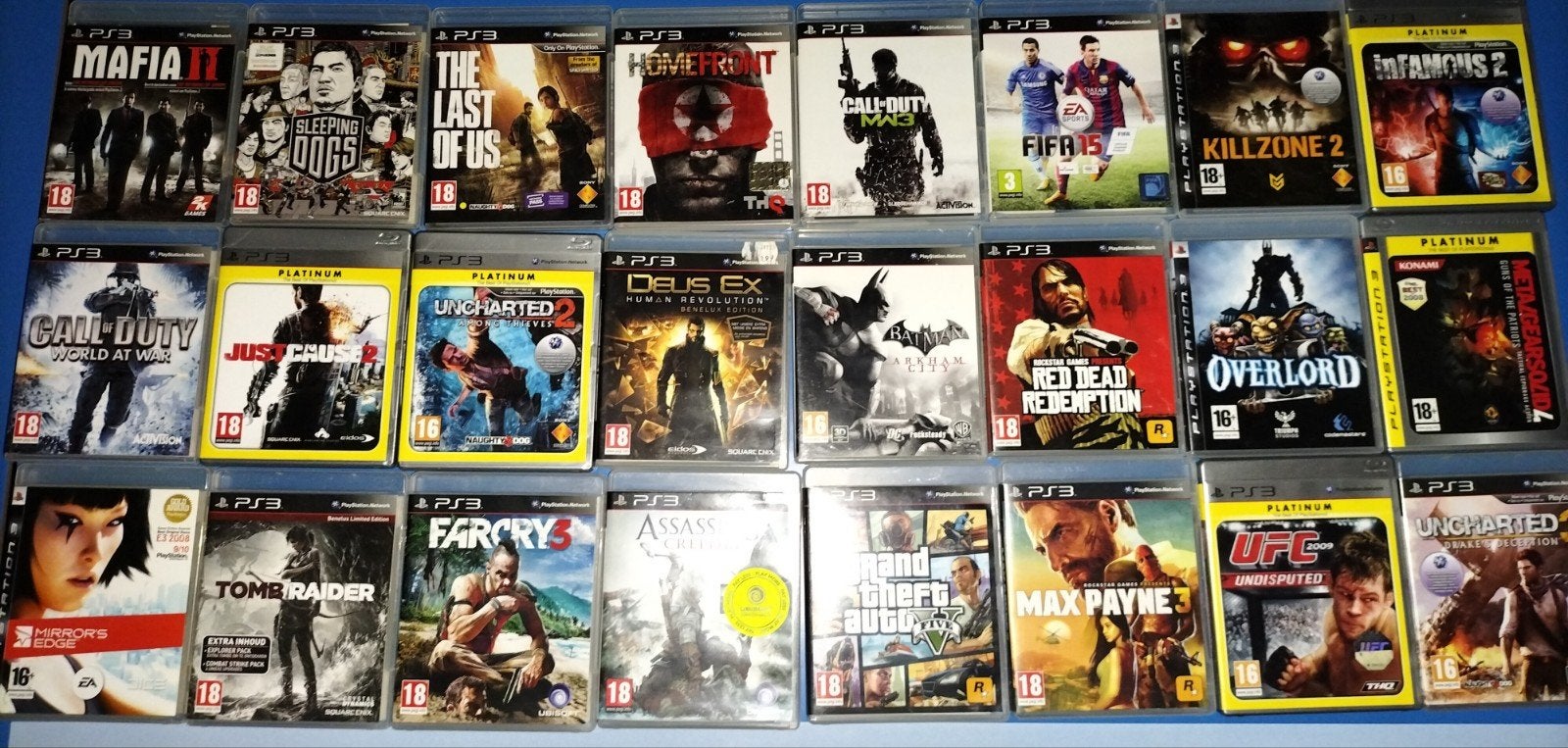 Grote collectie PS3 games, Spelcomputers en Games, Ophalen of Verzenden