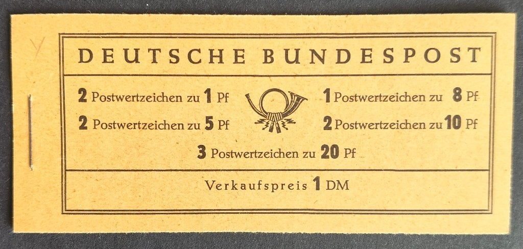 Duitsland postzegelboekje MH4Y, Verzenden, BRD, Postfris