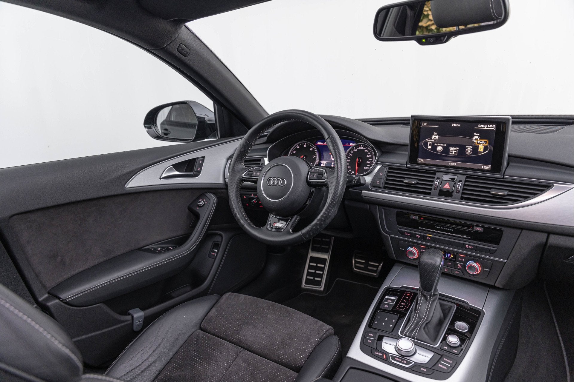 Audi A6 Avant 2.0 TFSI 252pk S line Edition Pano 19'' LED Or, Auto's, Dealer onderhouden, Gebruikt, Euro 6, 4 cilinders