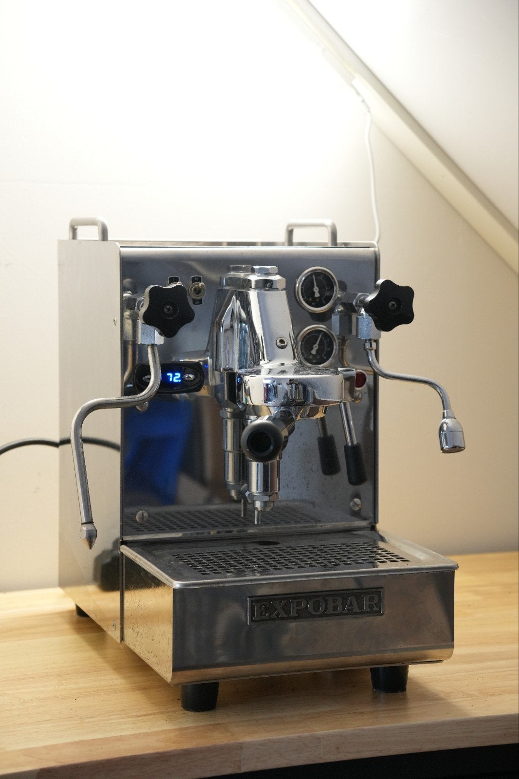 Expobar Mini Barista 2010, Gebruikt, Espresso apparaat, Gemalen koffie, Ophalen of Verzenden