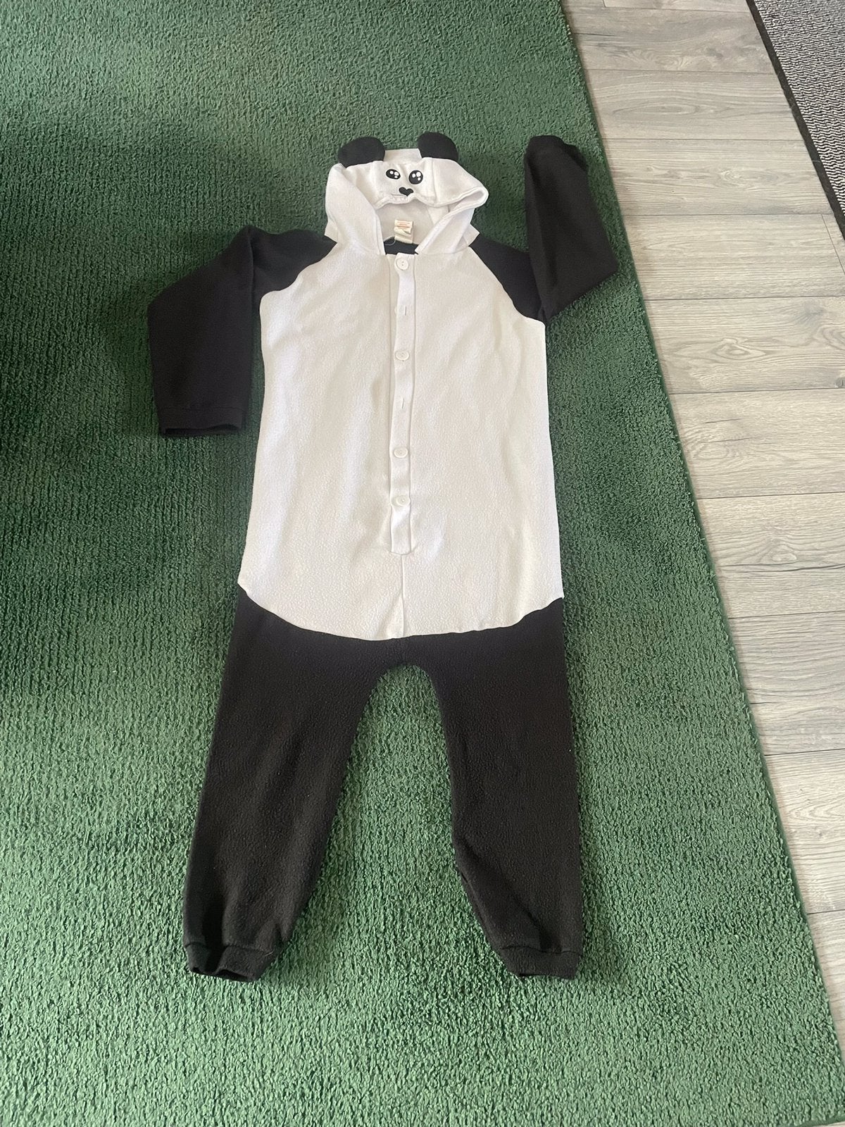 Leuk zwart-wit Fleece Muizenpak voor 10/12 jaar-maat 140/152, Ophalen, Gebruikt, 146 t/m 152, Jongen of Meisje