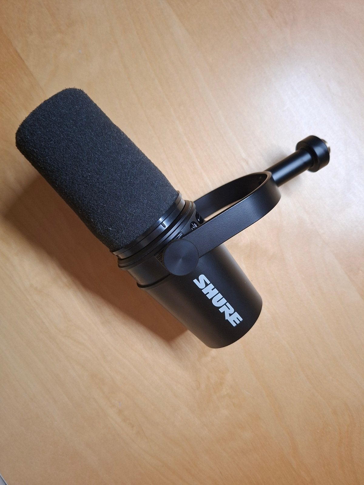 Shure MV7 met Shure RK345 popfilter, Muziek en Instrumenten, Ophalen of Verzenden, Zo goed als nieuw, Studiomicrofoon