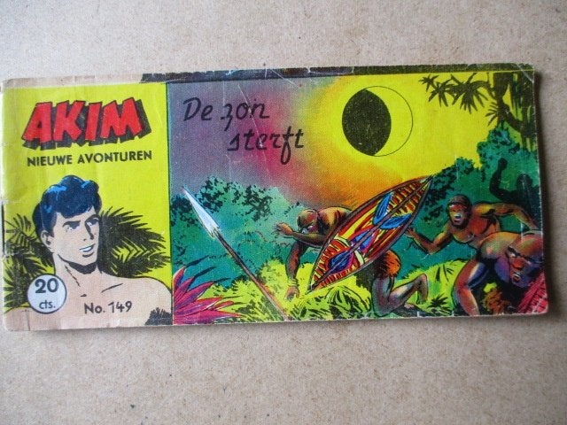 ad000200 akim 149, Boeken, Eén stripboek, Ophalen, Gelezen