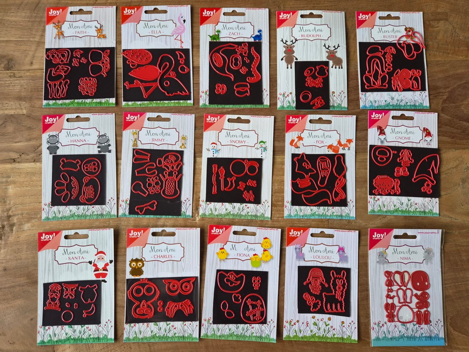 Joy Crafts Mon Ami Stanssets - Diverse Thema's, Hobby en Vrije tijd, Knutselen, Zo goed als nieuw, Knutselmateriaal, Geschikt voor snijden