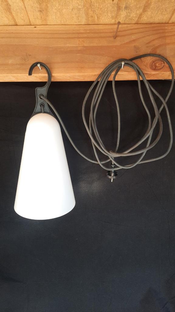 Kunststof hanglamp ikea type lysta u0302,lees beschrijving, Ophalen of Verzenden, Kunststof