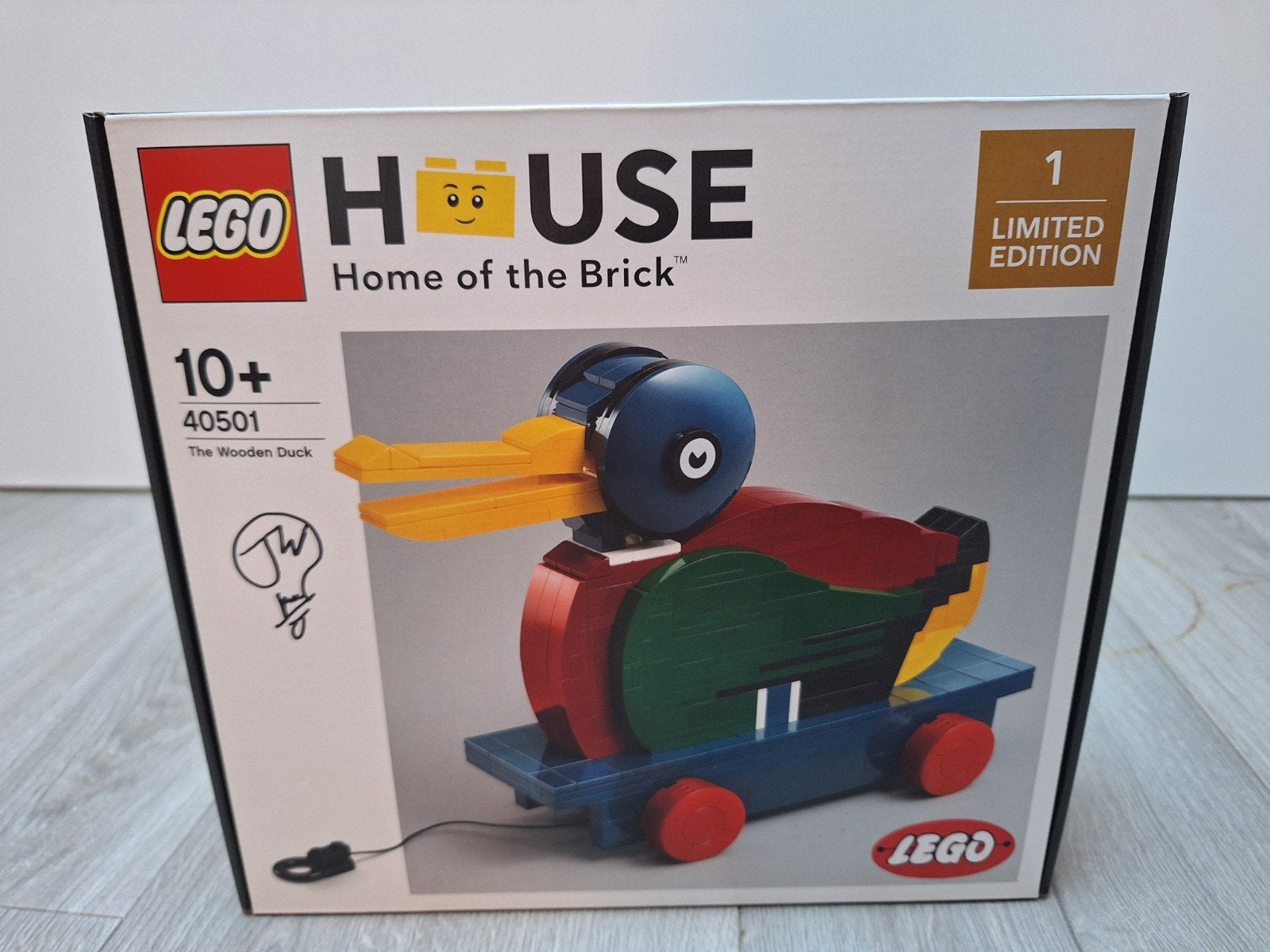LEGO House 40501 The Wooden Duck gesigneerd Limited Edition, Ophalen of Verzenden, Nieuw, Overige merken