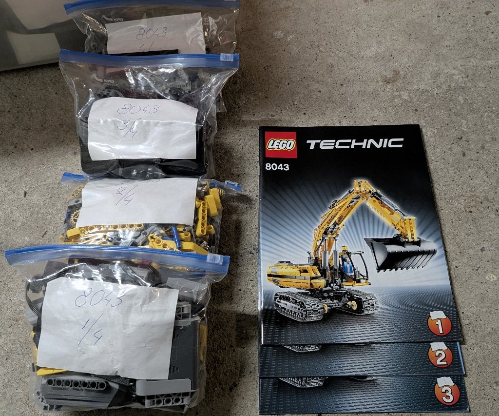 lego 8043 met power functies, Kinderen en Baby's, Speelgoed | Duplo en Lego, Ophalen of Verzenden, Zo goed als nieuw