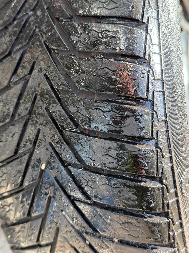 Set van 4 winterbanden op stalen velg (185x60Rx15), Ophalen, Gebruikt, 15 inch, Banden en Velgen