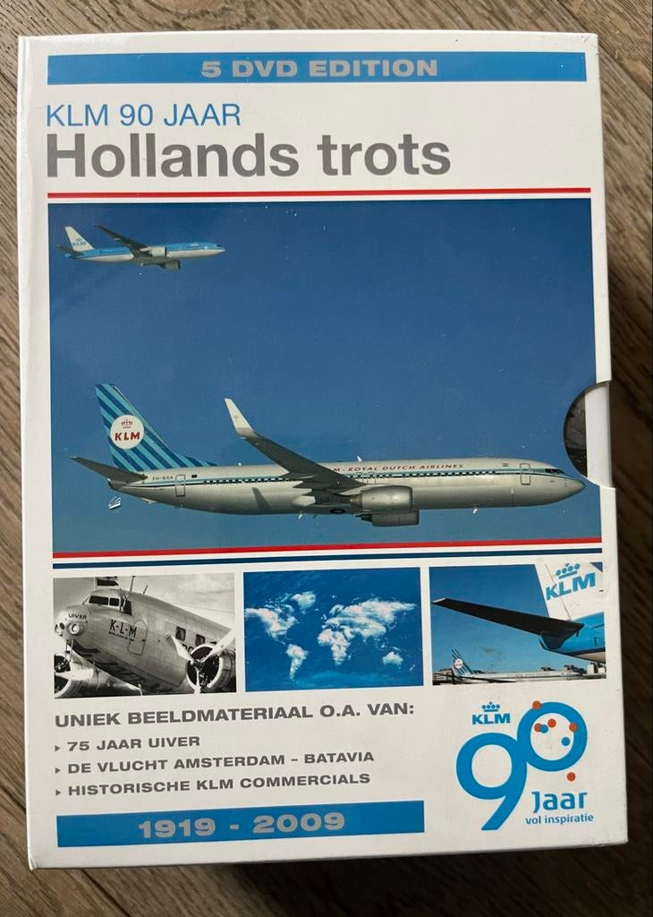 DVD box Hollands trots - 90 jaar KLM (5 DVD editie), Ophalen of Verzenden, Zo goed als nieuw