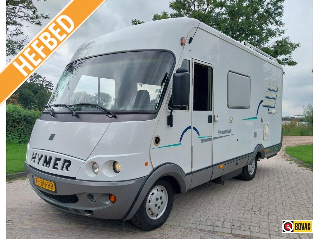 Nette Hymer Hymermobil 514 met zonnepaneel en vaste LPG fles, Luifel, Ringverwarming, Fiat, Bedrijf