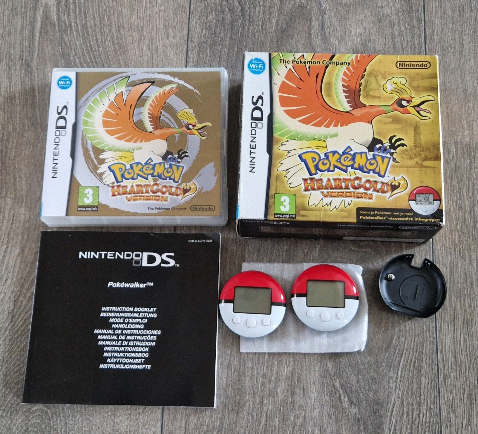 Pokemon Heartgold Compleet Extra Pokewalker!, Spelcomputers en Games, Games | Nintendo DS, Avontuur en Actie, Gebruikt, 1 speler