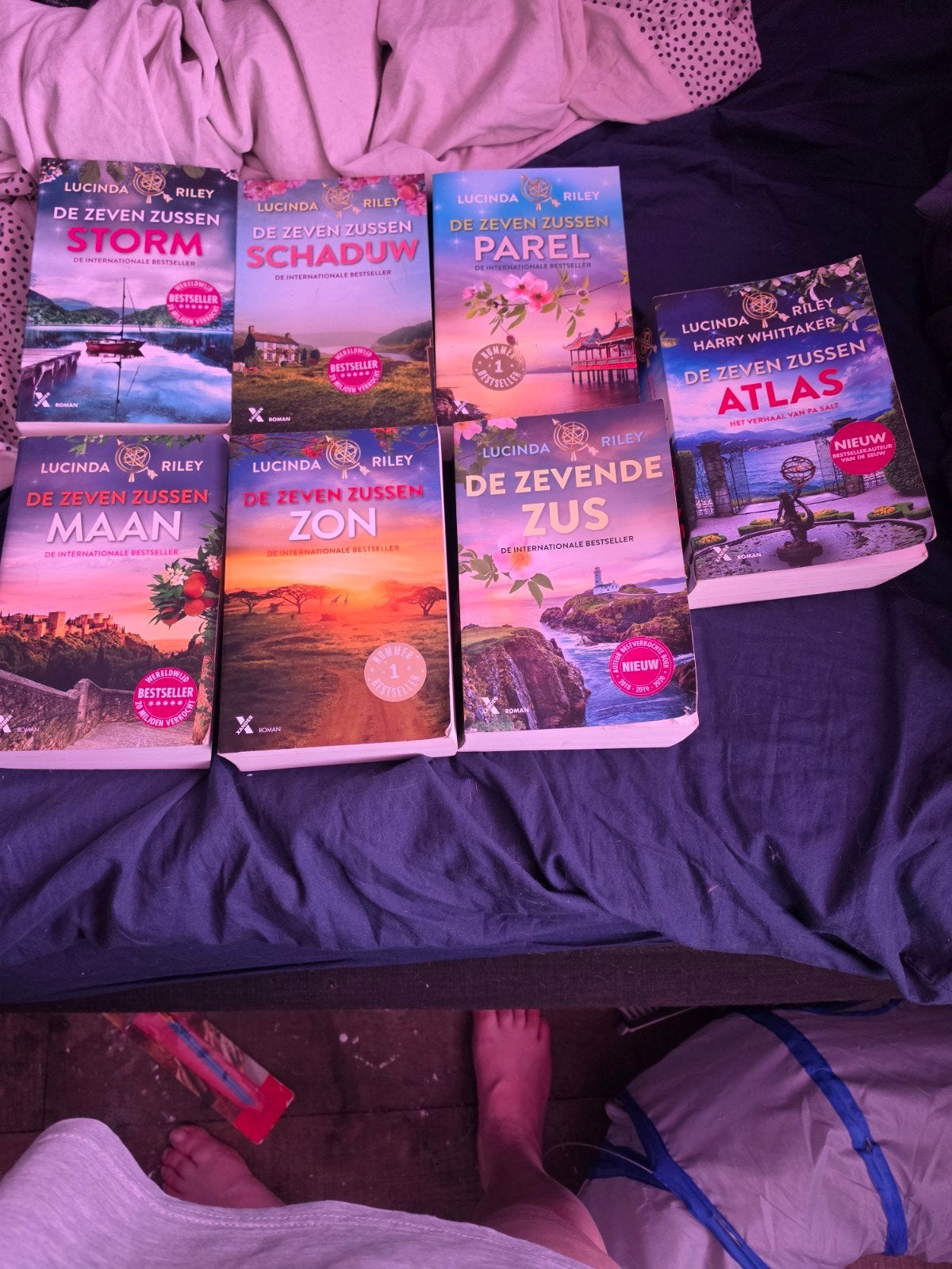 De Zeven Zussen serie - Lucinda Riley (7 boeken), Boeken, Ophalen of Verzenden, Gelezen, Lucinda Riley, Nederland