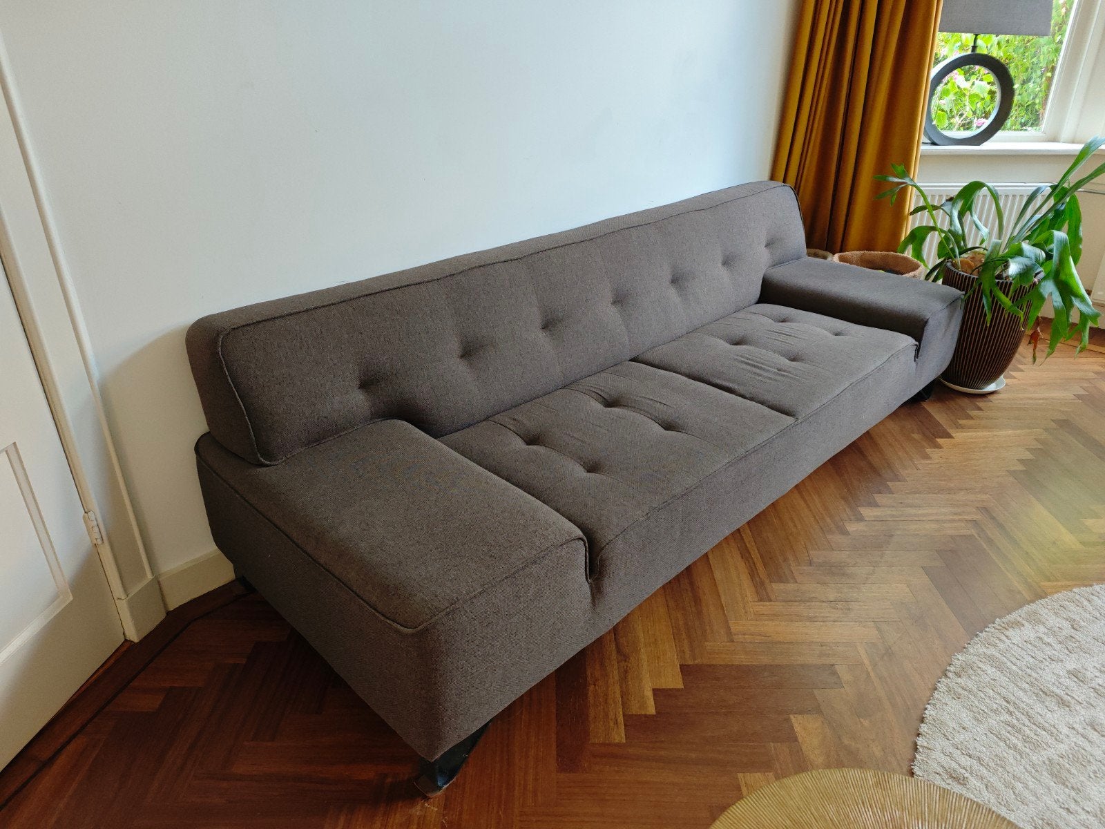 Gratis af te halen: Xooon Ruime bank (240x90x75 cm), Gebruikt, Driepersoons, 75 tot 100 cm, Ophalen of Verzenden