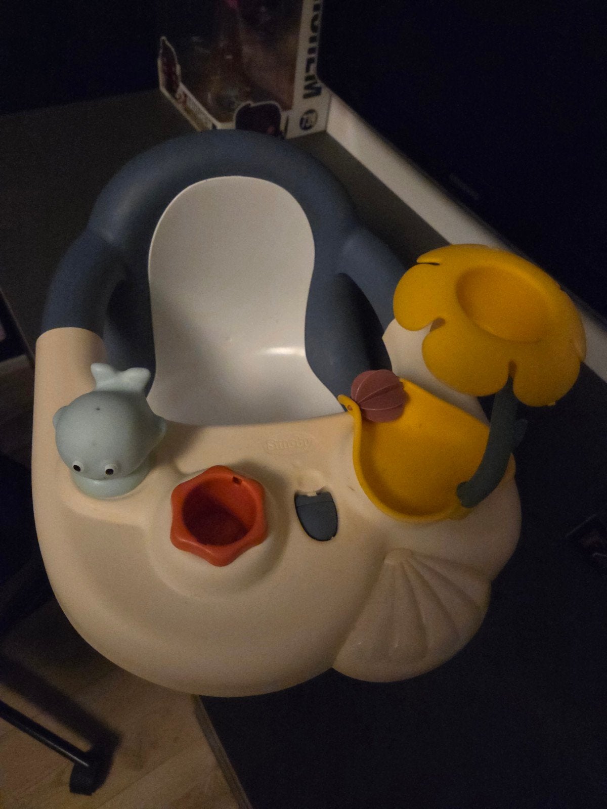Smoby Badzitje met Speelgoed - Veilig en Plezierig Baden, Kinderen en Baby's, Ophalen, Gebruikt, Badzitje of Badring, Overige merken