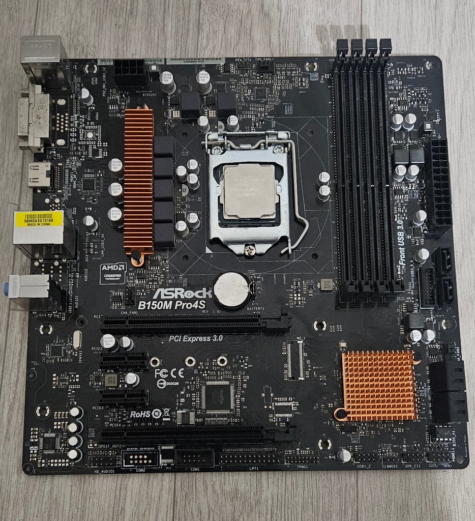 Up/down gradesetje Asrock B150m Pro4s + I5 7400 + 8G D4, Computers en Software, Ophalen, 3 tot 4 Ghz