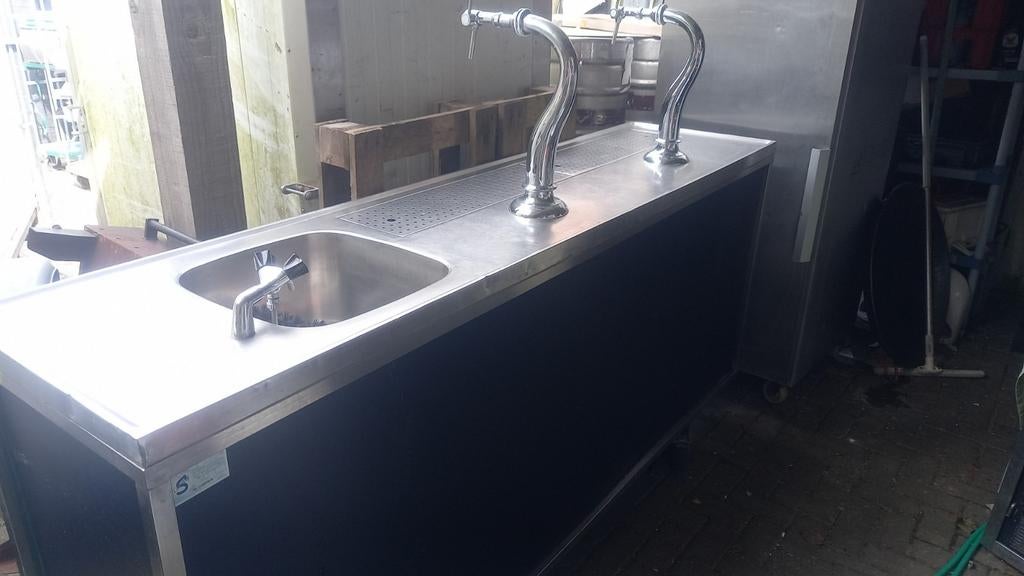 Thuistap bar rvs meerdere te.koop, Ophalen of Verzenden