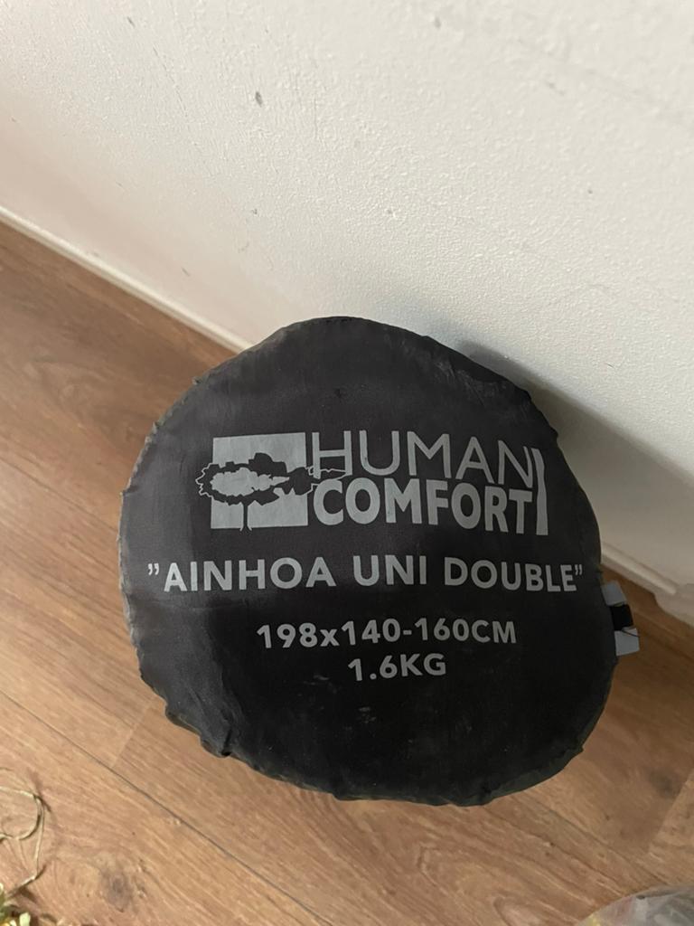 Human Comfort Ainhoa Uni Double slaapmat hoes, Caravans en Kamperen, Ophalen, Gebruikt