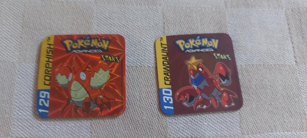 magneten speelgoed pokemon panini staks Corphish Crawdaunt, Ophalen of Verzenden, Nieuw, Overige merken