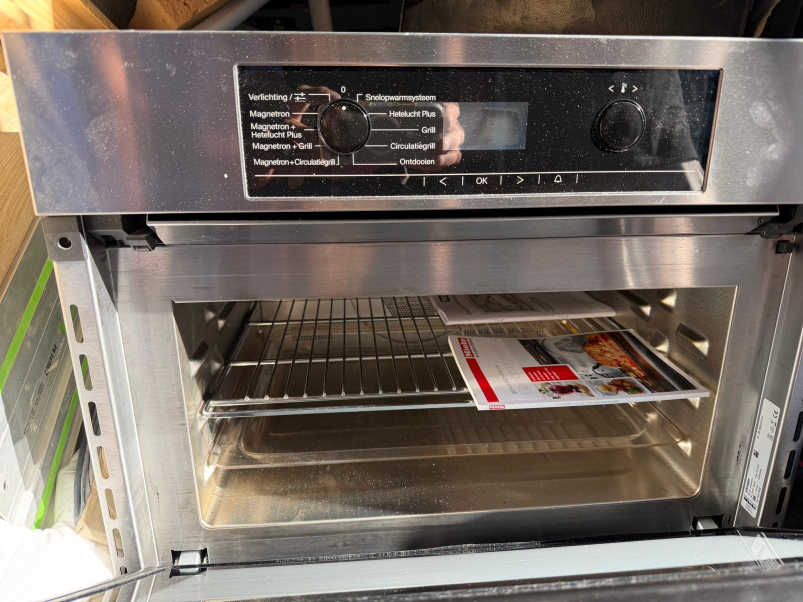 Miele combi-oven, Ophalen, 45 tot 50 cm, Gebruikt, Combi-oven