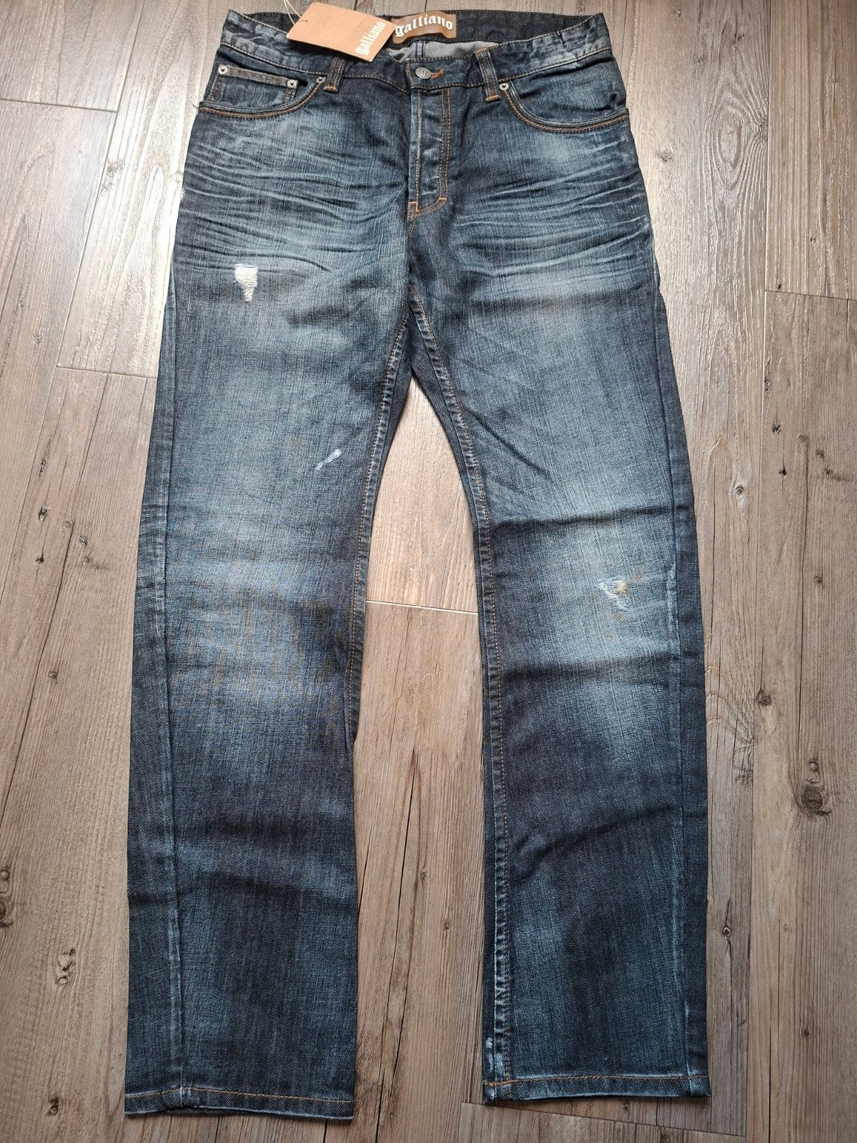 GALLIANO regular fit jeans W30 L32, Ophalen of Verzenden, Nieuw, W32 (confectie 46) of kleiner, GALLIANO