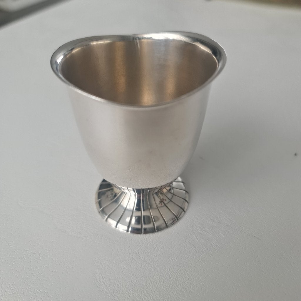 Vintage verzilverd D.Egberts lepelvaasje, Ophalen of Verzenden