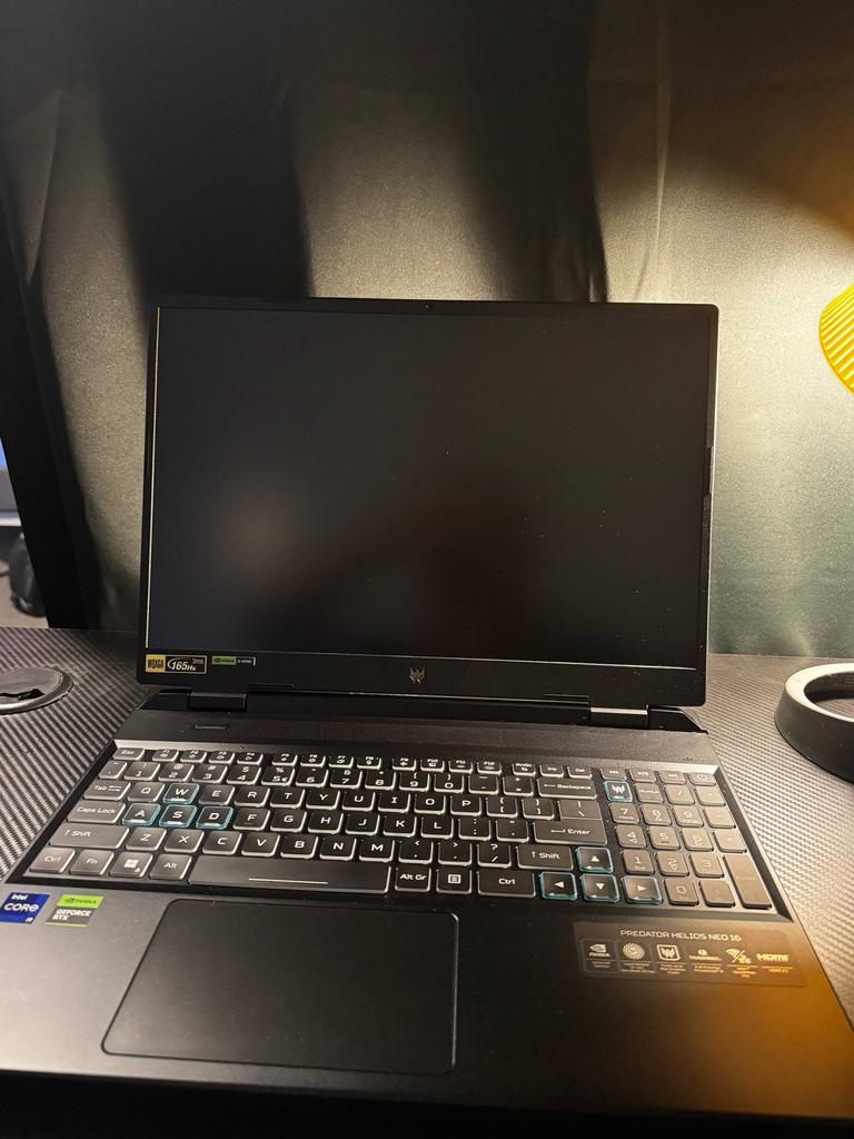 Acer Predator Helios Neo16 –i9 /RTX 4060/165Hz Gaming Laptop, Ophalen, Zo goed als nieuw, Gaming, 4 Ghz of meer