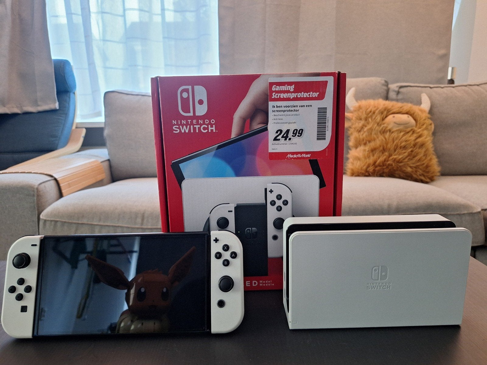 Nintendo Switch OLED - Uitstekende staat, Spelcomputers en Games, Ophalen of Verzenden, Zo goed als nieuw, Met 2 controllers, Switch OLED