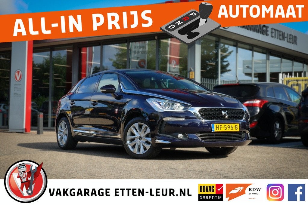 DS DS 5 1.6 Turbo 165PK | CAMERA | PANO | CLIMA | CRUISE, Auto's, Automaat, Euro 6, 4 cilinders, Blauw