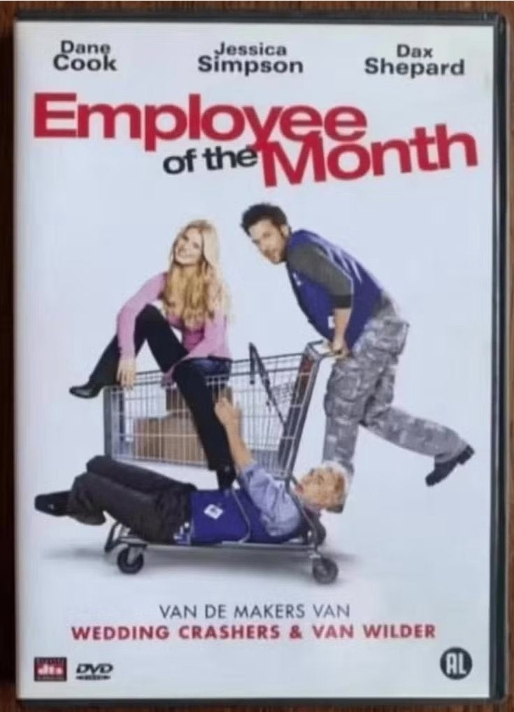 DVD Employee of the month met Dane Cook, Jessica Simpson, Alle leeftijden, Ophalen of Verzenden, Zo goed als nieuw, Romantische komedie