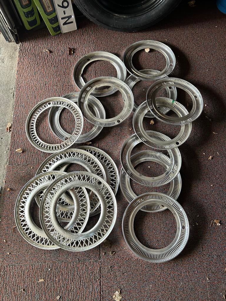 Aluminium Sierringen / Wielringen Oldtimers (Nieuw & Gebruik, Ophalen of Verzenden, Gebruikt